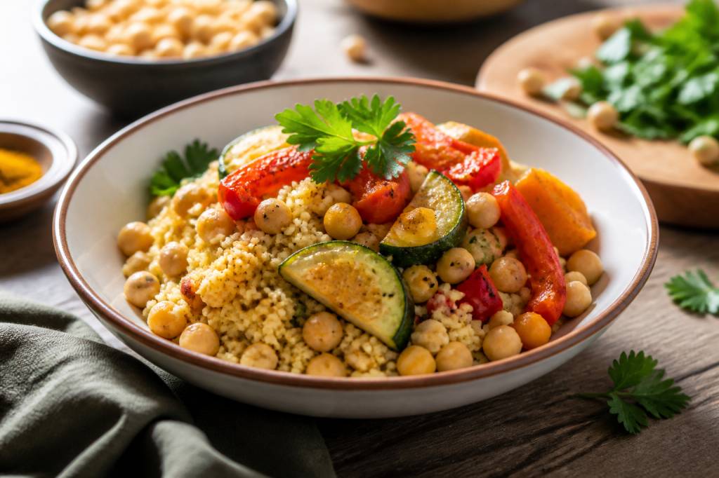 Couscous protein: wie ich vegane couscous-rezepte eiweißreich gestalte