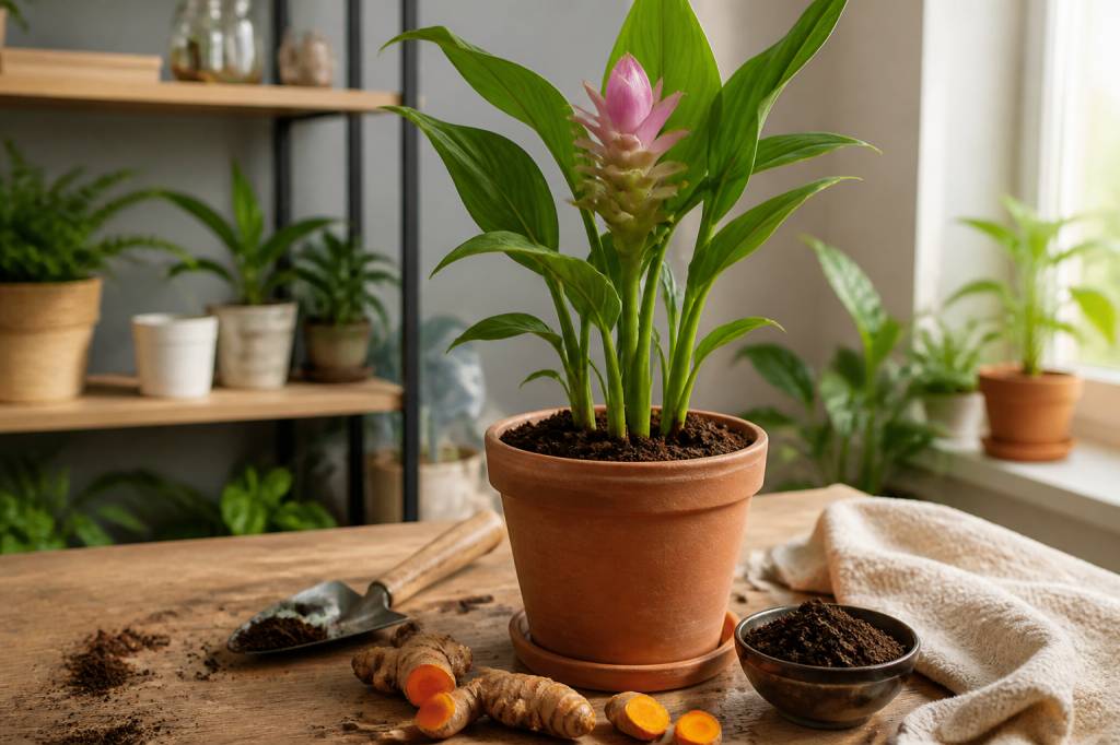 Curcuma pflanze in der wohnung erfolgreich anbauen